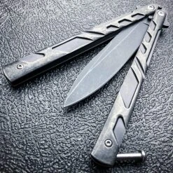Venom Balisong 15 Venom Balisong -BLADE ADDICT Sales blade addict butterfly knife stonewash venom balisong 22754750660807