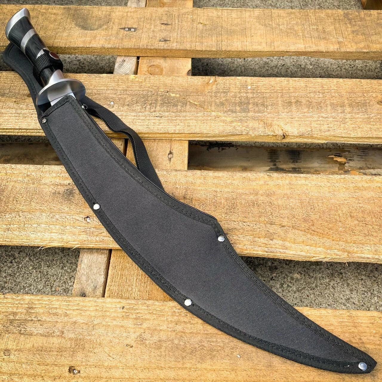 25" Aladdin Style Arabian Scimitar Sword Prince Persia Pirate Cutlass Blade 7 25" Aladdin Style Arabian Scimitar Sword Prince Persia Pirate Cutlass Blade - Image 5