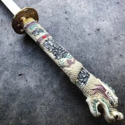 40" Red Dragon SAMURAI NINJA Bushido KATANA Japanese Sword 10 40" Red Dragon SAMURAI NINJA Bushido KATANA Japanese Sword -BLADE ADDICT Sales blade addict collectibles knives swords blades tactical axes hatchets 40 red dragon samurai ninja bushido katana japanese sword 15400288452696