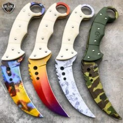 8.5" CSGO Talon Fixed Blade Counter Strike Karambit Claw Knife -BLADE ADDICT Sales blade addict csgo 8 5 csgo talon fixed blade counter strike karambit claw knife 15400417820760