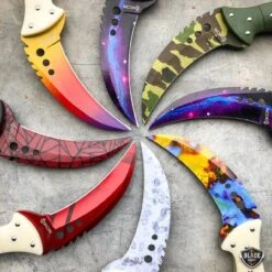 8.5" CSGO Talon Fixed Blade Counter Strike Karambit Claw Knife -BLADE ADDICT Sales blade addict csgo 8 5 csgo talon fixed blade counter strike karambit claw knife 15400418377816