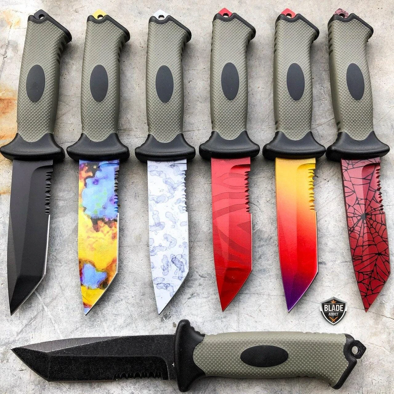 9.5" Tactical CSGO Ursus Fixed Blade Counter Strike Survival Knife 3 9.5" Tactical CSGO Ursus Fixed Blade Counter Strike Survival Knife