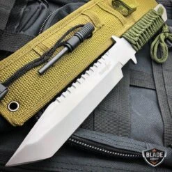 11" Tactical FIXED BLADE Knife Survival Bowie + Firestarter SET 11 11" Tactical FIXED BLADE Knife Survival Bowie + Firestarter SET -BLADE ADDICT Sales blade addict fixed blade 11 tactical fixed blade knife survival bowie firestarter set 15400459108440
