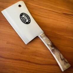 12.5" Butcher Knife Handmade Kitchen Chef Knives Carbon Steel Butcher Cleaver -BLADE ADDICT Sales blade addict fixed blade 12 5 butcher knife handmade kitchen chef knives carbon steel butcher cleaver 30211123708103