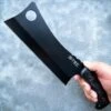 12" BLACK CLEAVER BLADE CHEF BUTCHER KNIFE Stainless Steel Full Tang Kitchen 2 12" BLACK CLEAVER BLADE CHEF BUTCHER KNIFE Stainless Steel Full Tang Kitchen -BLADE ADDICT Sales blade addict fixed blade 12 black cleaver blade chef butcher knife stainless steel full tang kitchen 30884908236999
