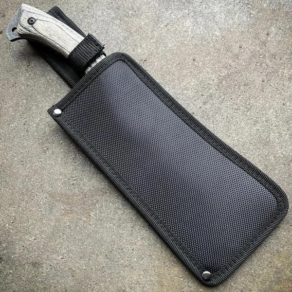 12" STONEWASH CLEAVER BLADE CHEF BUTCHER KNIFE Stainless Steel Full Tang Kitchen 7 12" STONEWASH CLEAVER BLADE CHEF BUTCHER KNIFE Stainless Steel Full Tang Kitchen - Image 5