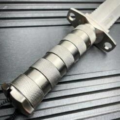 12" Tactical Camping Hunting Rambo Fixed Blade Knife Chrome Bowie + Survival KIT -BLADE ADDICT Sales blade addict fixed blade 12 tactical camping hunting rambo fixed blade knife chrome bowie survival kit 28561878974663