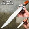 12" Tactical Survival Hunting FOLDING Camping Knife Survival Bowie -BLADE ADDICT Sales blade addict fixed blade 12 tactical survival hunting folding camping knife survival bowie 15400416772184