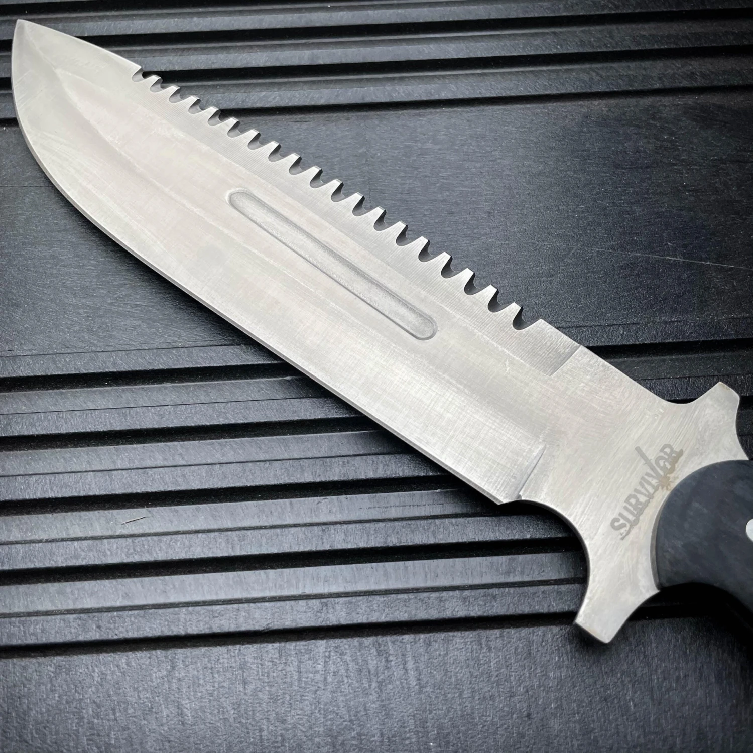 15" HEAVY DUTY FULL TANG TACTICAL HUNTING KNIFE Rambo Machete Survival Combat 4 15" HEAVY DUTY FULL TANG TACTICAL HUNTING KNIFE Rambo Machete Survival Combat - Image 2