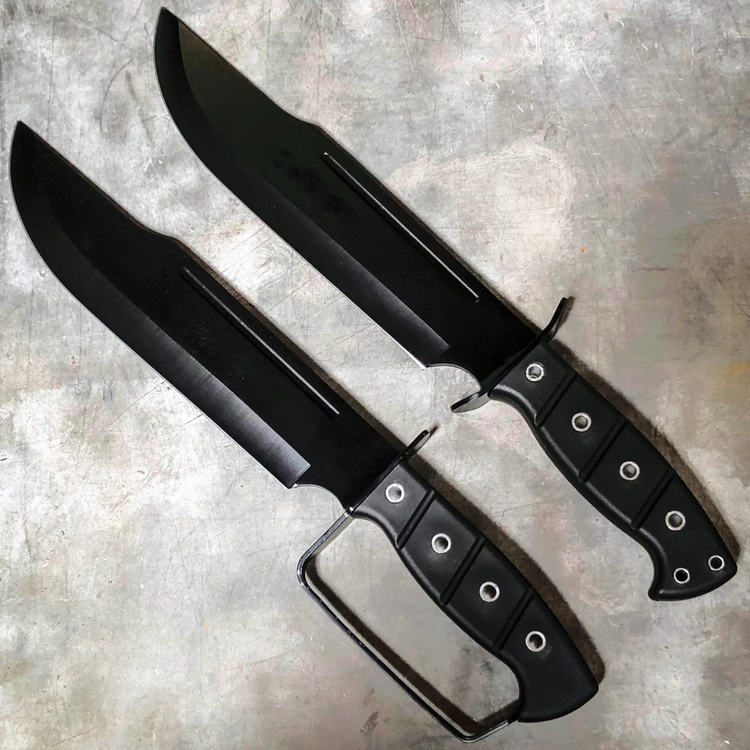 15" TACTICAL SURVIVAL Bowie Hunting FIXED BLADE Army Military Knife W Sheath 4 15" TACTICAL SURVIVAL Bowie Hunting FIXED BLADE Army Military Knife W Sheath - Image 2