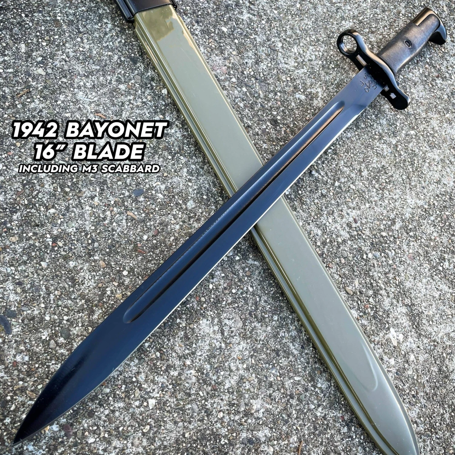 21" M1 US RIFLE Bayonet Military Tactical Combat Hunting Knife Survival Rambo 3 21" M1 US RIFLE Bayonet Military Tactical Combat Hunting Knife Survival Rambo