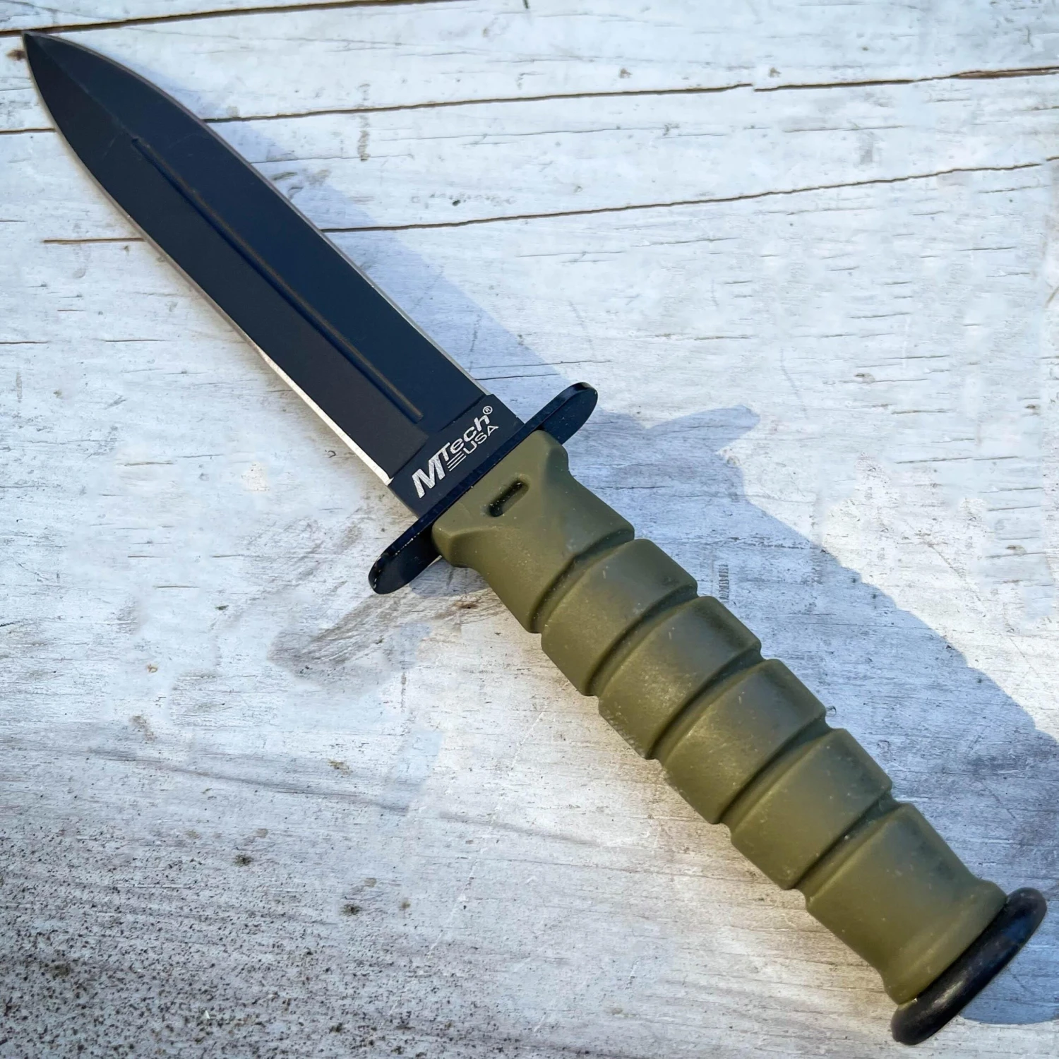 6" MTECH Military Kabai Tactical Combat Fixed Blade Neck Knife W/ Chained Sheath 5 6" MTECH Military Kabai Tactical Combat Fixed Blade Neck Knife W/ Chained Sheath - Image 3