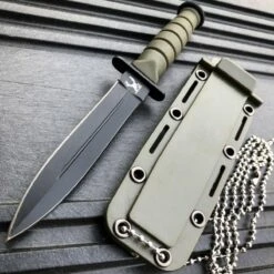 6" Military Tactical Kabai Combat Fixed Blade Survival Neck Knife -BLADE ADDICT Sales blade addict fixed blade b 6 military tactical kabai combat fixed blade survival neck knife 15400421654616