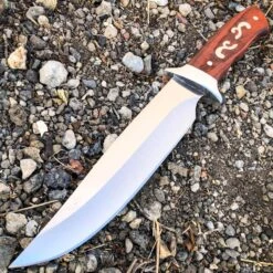 Survival Hunting Camping Fixed Blade Full Tang Bowie Rambo Knife W/ Wood Handle -BLADE ADDICT Sales blade addict fixed blade b survival hunting camping fixed blade full tang bowie rambo knife w wood handle 21537738457287