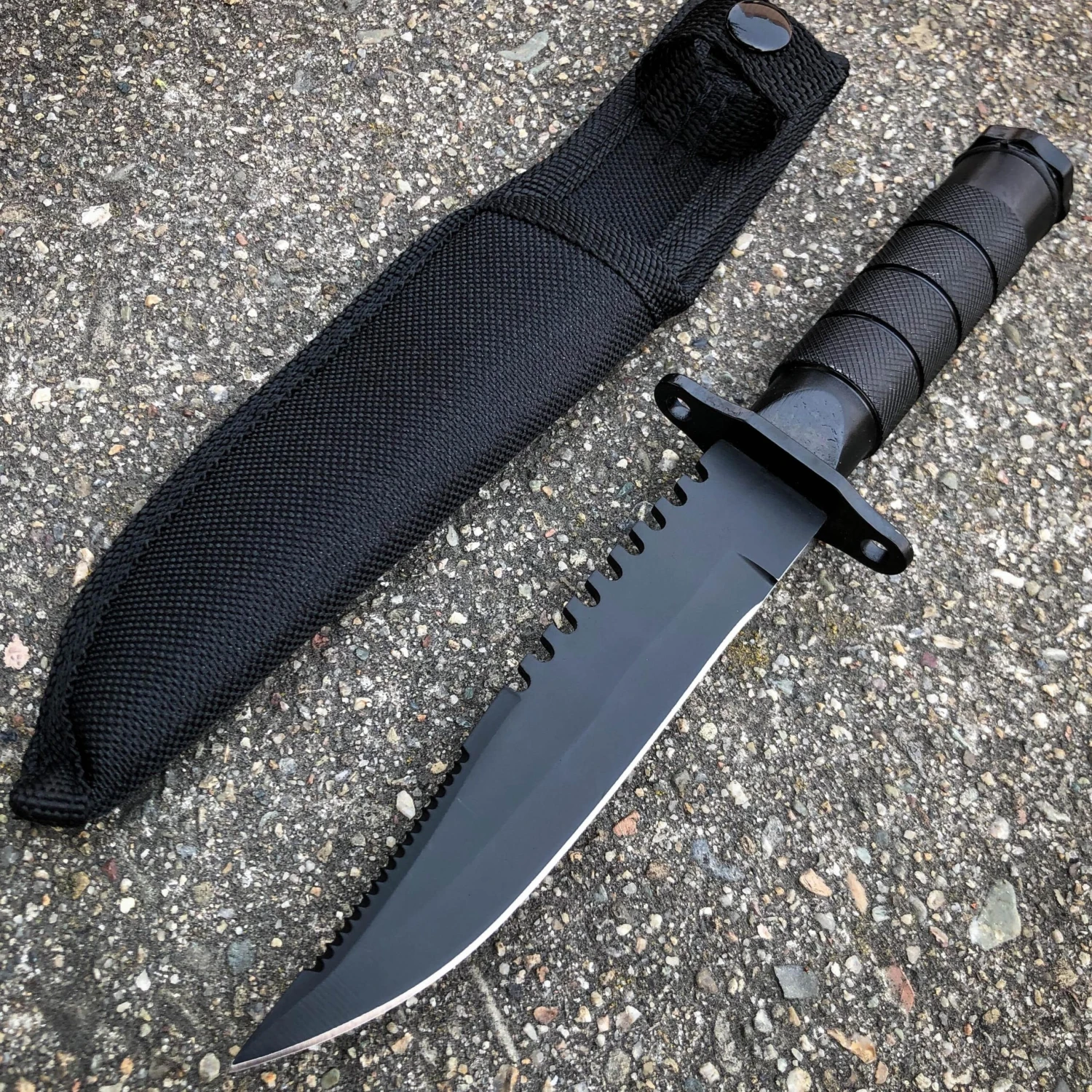 8.5" Tactical Camping Outdoor Fixed Blade Hunting Fishing Knife W Survival Kit 5 8.5" Tactical Camping Outdoor Fixed Blade Hunting Fishing Knife W Survival Kit - Image 3