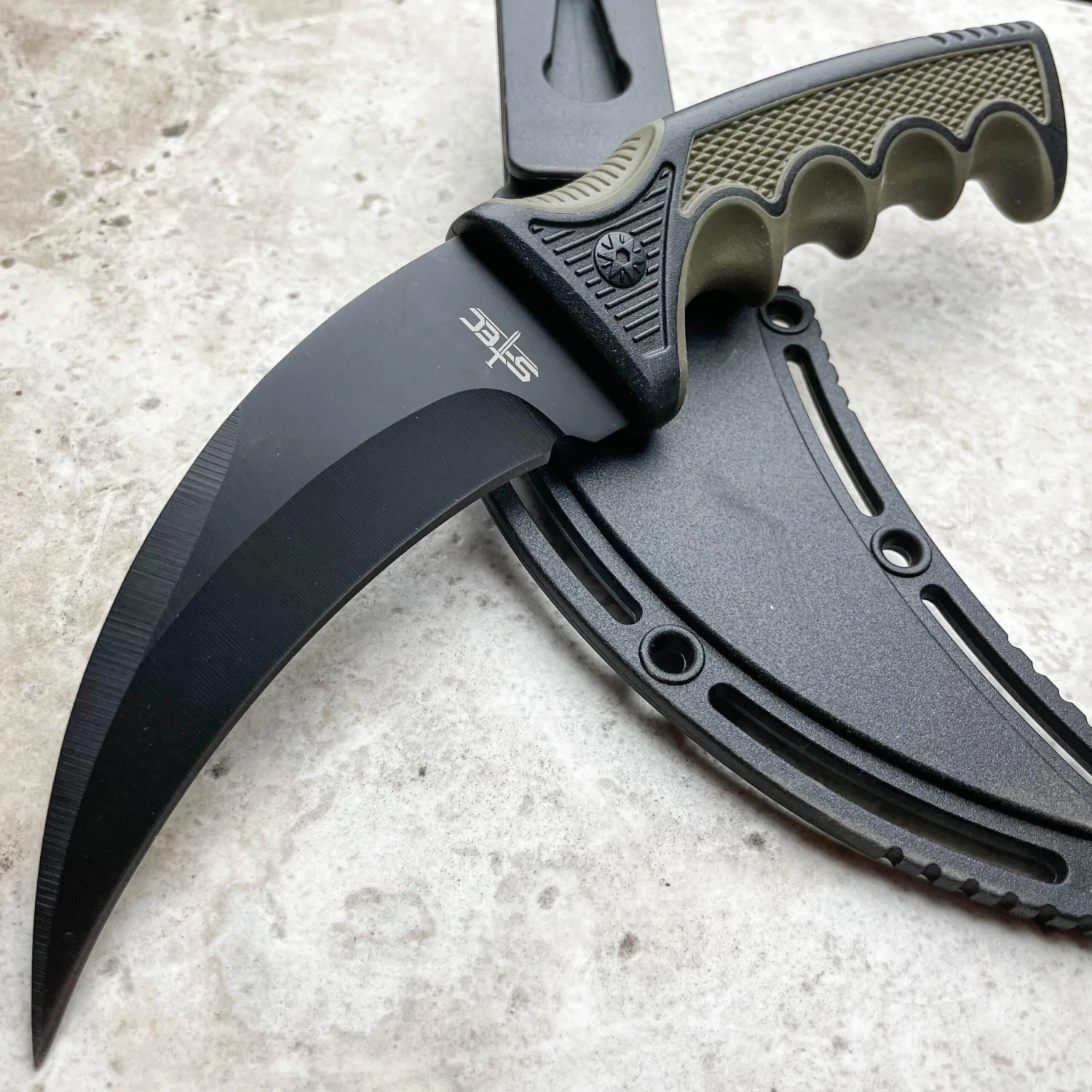 8.75" Military Tactical Combat KARAMBIT Fixed Blade Survival Talon Claw Knife 6 8.75" Military Tactical Combat KARAMBIT Fixed Blade Survival Talon Claw Knife - Image 4