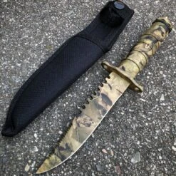 8.5" Tactical Camping Outdoor Fixed Blade Hunting Fishing Knife W Survival Kit 10 8.5" Tactical Camping Outdoor Fixed Blade Hunting Fishing Knife W Survival Kit -BLADE ADDICT Sales blade addict fixed blade camo 8 5 tactical camping outdoor fixed blade hunting fishing knife w survival kit 15730341347416