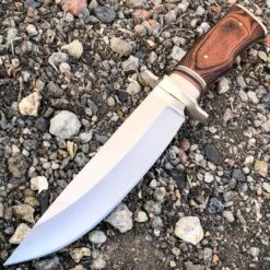 Survival Hunting Camping Fixed Blade Full Tang Bowie Rambo Knife W/ Wood Handle -BLADE ADDICT Sales blade addict fixed blade d survival hunting camping fixed blade full tang bowie rambo knife w wood handle 21537738391751
