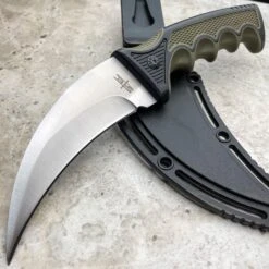 8.75" Military Tactical Combat KARAMBIT Fixed Blade Survival Talon Claw Knife 19 8.75" Military Tactical Combat KARAMBIT Fixed Blade Survival Talon Claw Knife -BLADE ADDICT Sales blade addict fixed blade silver 8 75 military tactical combat karambit fixed blade survival talon claw knife 24347908866247