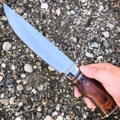 Survival Hunting Camping Fixed Blade Full Tang Bowie Rambo Knife W/ Wood Handle -BLADE ADDICT Sales blade addict fixed blade survival hunting camping fixed blade full tang bowie rambo knife w wood handle 21537738522823
