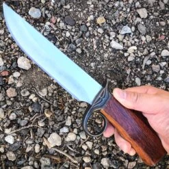 Survival Hunting Camping Fixed Blade Full Tang Bowie Rambo Knife W/ Wood Handle -BLADE ADDICT Sales blade addict fixed blade survival hunting camping fixed blade full tang bowie rambo knife w wood handle 21537738686663