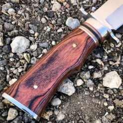 Survival Hunting Camping Fixed Blade Full Tang Bowie Rambo Knife W/ Wood Handle -BLADE ADDICT Sales blade addict fixed blade survival hunting camping fixed blade full tang bowie rambo knife w wood handle 21537738752199