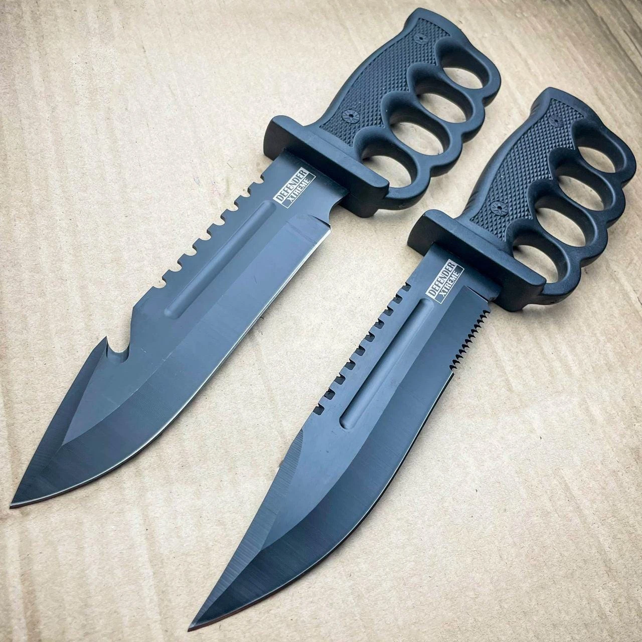 12.5" Survival Combat Trench Military Fixed Blade W/ Firestarter + Sharpener 4 12.5" Survival Combat Trench Military Fixed Blade W/ Firestarter + Sharpener - Image 2