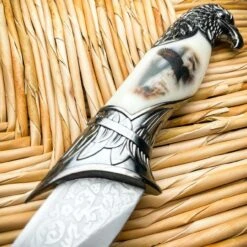 13" Fantasy Eagle Head Fixed Blade Dagger Tactical Outdoor Hunting Knife Gift 8 13" Fantasy Eagle Head Fixed Blade Dagger Tactical Outdoor Hunting Knife Gift -BLADE ADDICT Sales blade addict knives 13 fantasy eagle head fixed blade dagger tactical outdoor hunting knife gift 31800743395527