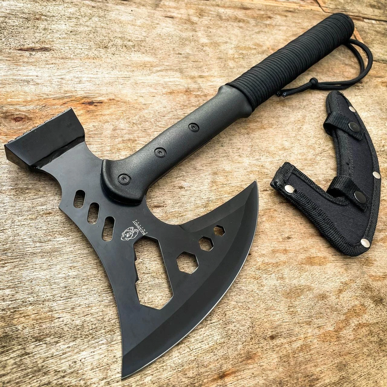 18" CAMPING TOMAHAWK THROWING AXE BATTLE Hatchet 3 18" CAMPING TOMAHAWK THROWING AXE BATTLE Hatchet