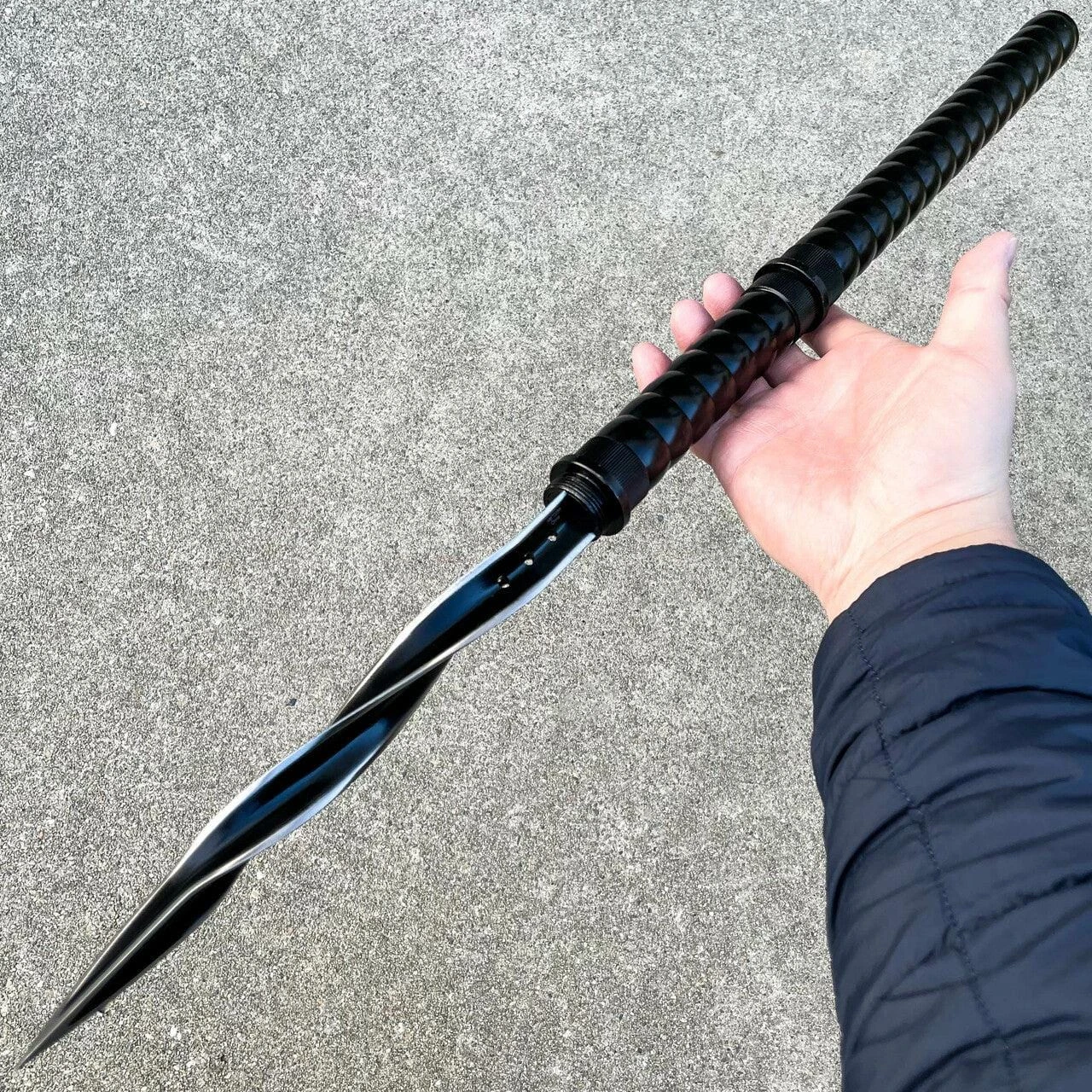 26" TRI DAGGER Twist Blade W/ Sheath 4 26" TRI DAGGER Twist Blade W/ Sheath - Image 2