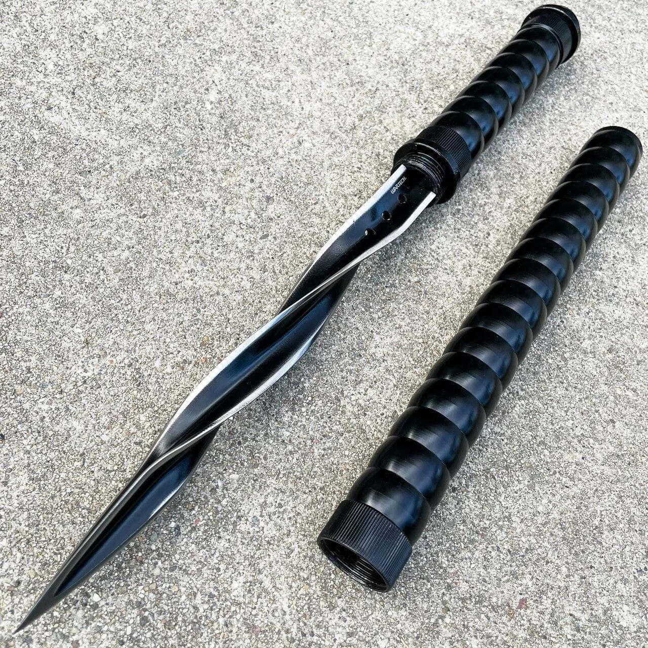 26" TRI DAGGER Twist Blade W/ Sheath 5 26" TRI DAGGER Twist Blade W/ Sheath - Image 3