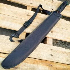 2PC 27" NINJA Rainbow Titanium Twin Katana Samurai Sword Machete Fixed Blade -BLADE ADDICT Sales blade addict knives 2pc 27 ninja rainbow titanium twin katana samurai sword machete fixed blade 36662675734742