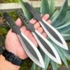 3PC 9" NINJA Kunai THROWING KNIFE Blade SET -BLADE ADDICT Sales blade addict knives 3pc 9 ninja kunai throwing knife blade set 36349704470742