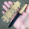 6" MTECH Military Kabai Tactical Fixed Blade Combat Neck Knife W/ Chained Sheath