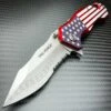 7.25" TAC FORCE USA AMERICAN FLAG ASSISTED OPEN FOLDING SPRING POCKET KNIFE OPEN -BLADE ADDICT Sales blade addict knives 7 25 tac force usa american flag assisted open folding spring pocket knife open 29974362357959