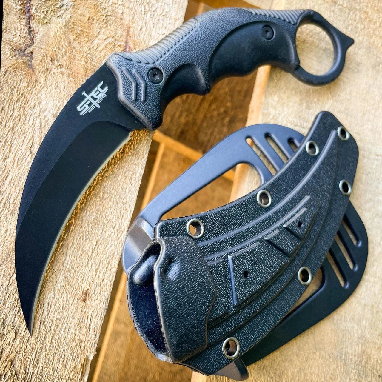 7.5" Military Tactical Hunting COMBAT Karambit FIXED BLADE KNIFE W Hard Sheath 3 7.5" Military Tactical Hunting COMBAT Karambit FIXED BLADE KNIFE W Hard Sheath