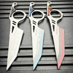 7" Tactical FIXED BLADE Full Tang Dagger Hunting Survival Knife W/ Sheath New