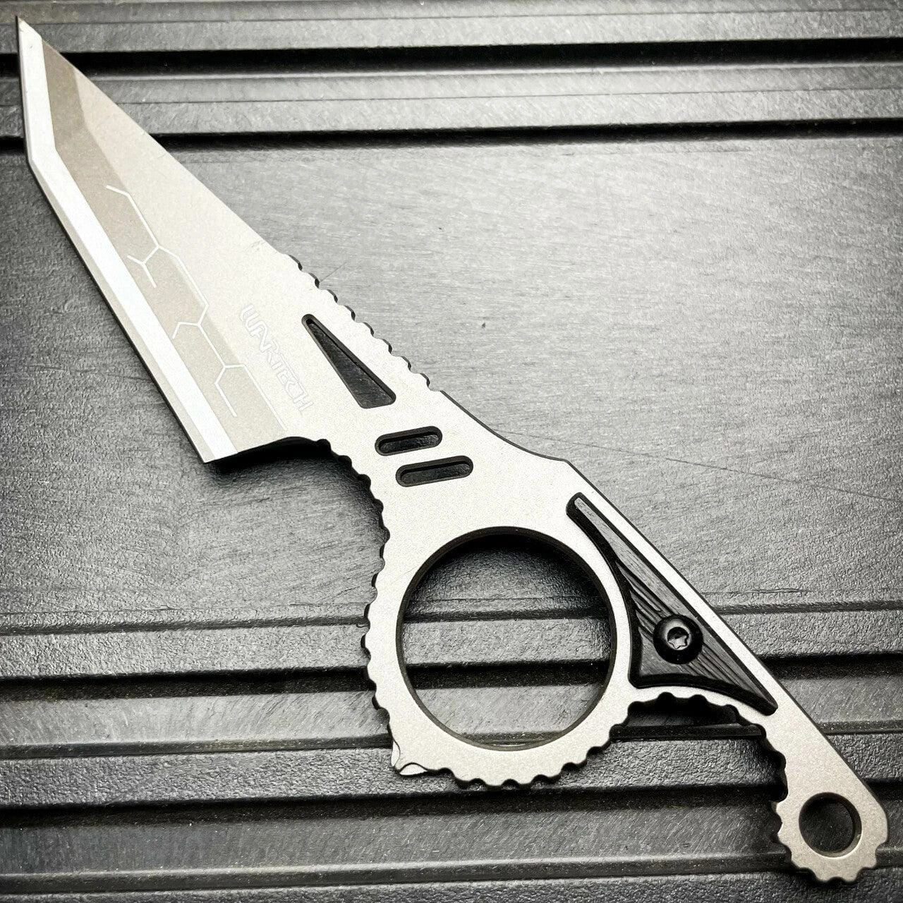 7" Tactical FIXED BLADE Full Tang Dagger Hunting Survival Knife W/ Sheath New 6 7" Tactical FIXED BLADE Full Tang Dagger Hunting Survival Knife W/ Sheath New - Image 4