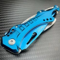 8.25" MTECH BLUE SPRING ASSISTED OPEN TACTICAL FOLDING POCKET KNIFE Blade -BLADE ADDICT Sales blade addict knives 8 25 mtech blue spring assisted open tactical folding pocket knife blade 29437992894663