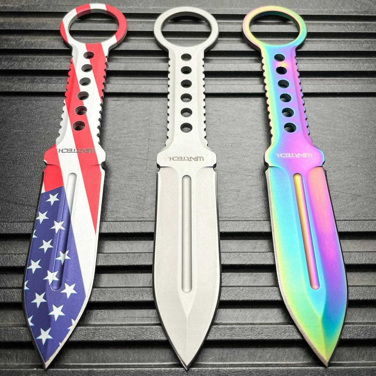 8.25" Tactical FIXED BLADE Full Tang Combat Hunting Throwing Knife W/ Sheath 3 8.25" Tactical FIXED BLADE Full Tang Combat Hunting Throwing Knife W/ Sheath