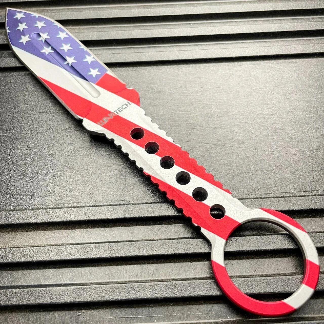 8.25" Tactical FIXED BLADE Full Tang Combat Hunting Throwing Knife W/ Sheath 6 8.25" Tactical FIXED BLADE Full Tang Combat Hunting Throwing Knife W/ Sheath - Image 4