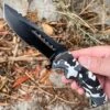 8.5" Tracker Huntsman Snow Camo Pocket Knife -BLADE ADDICT Sales blade addict knives 8 5 tracker huntsman snow camo pocket knife 36349688086742