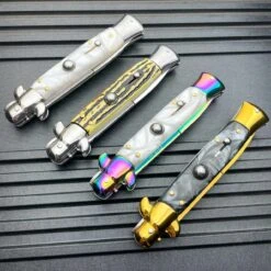 BLADE ADDICT Sales -BLADE ADDICT Sales blade addict knives 8 75 italian stiletto switch blade auto pocket knife 37166313242838