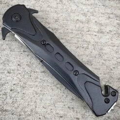 8" Black Tac Force Spring Assisted Open Rescue Folding Tactical Pocket Knife 8 8" Black Tac Force Spring Assisted Open Rescue Folding Tactical Pocket Knife -BLADE ADDICT Sales blade addict knives 8 black tac force spring assisted open rescue folding tactical pocket knife 37014898966742