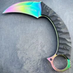 8" Military Survival Karambit Fixed Blade Camping Combat Knife W Hard Sheath -BLADE ADDICT Sales blade addict knives 8 military survival karambit fixed blade camping combat knife w hard sheath 36662401958102