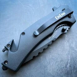 8" Military Tactical Spring Assisted Rescue Multi Tool Pocket OPEN Folding Knife -BLADE ADDICT Sales blade addict knives 8 military tactical spring assisted rescue multi tool pocket open folding knife 29418224451783