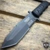 9" Black Tactical Full Tang FIXED BLADE 2 9" Black Tactical Full Tang FIXED BLADE -BLADE ADDICT Sales blade addict knives 9 black tactical full tang fixed blade 36656252289238