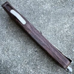 9" BROWN WOOD OTF 9 9" BROWN WOOD OTF -BLADE ADDICT Sales blade addict knives 9 brown wood otf 31059157942471
