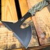 9" Camo Tomahawk Fixed Blade Throwing Axe 1 9" Camo Tomahawk Fixed Blade Throwing Axe -BLADE ADDICT Sales blade addict knives 9 camo tomahawk fixed blade throwing axe 36563003801814