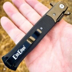 9" Italian Milano Stiletto Tactical Spring Assisted Open Pocket Knife G10 Black 7 9" Italian Milano Stiletto Tactical Spring Assisted Open Pocket Knife G10 Black -BLADE ADDICT Sales blade addict knives 9 italian milano stiletto tactical spring assisted open pocket knife g10 black 31075139813575